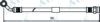 APEC braking HOS4030 Brake Hose